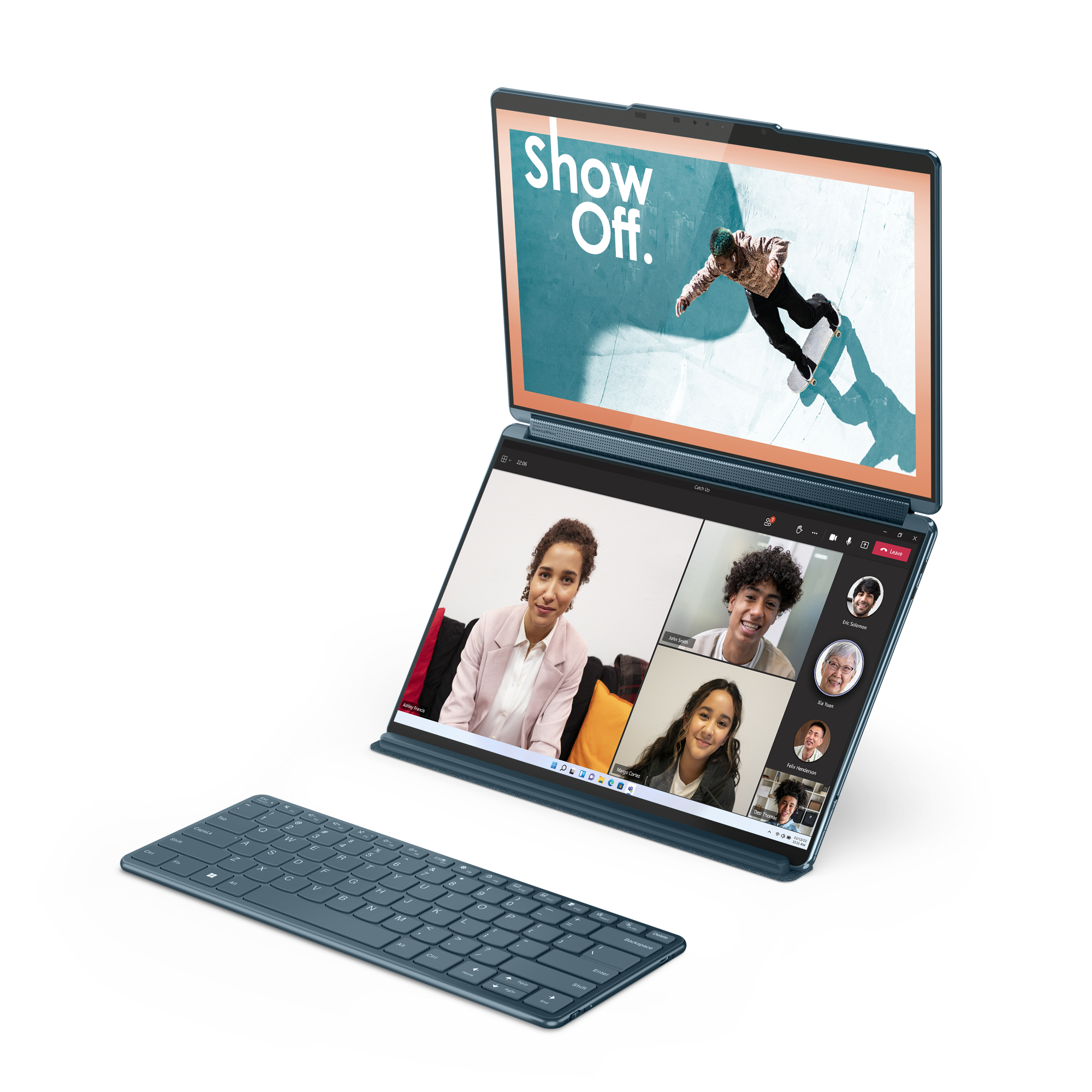 LENOVO Yoga Book 9i - 13,3 Zoll - Intel® Core™ i7 i7-1355U (Evo) - 16 GB - 1 TB - Intel® Iris® Xᵉ - Windows 11 Home