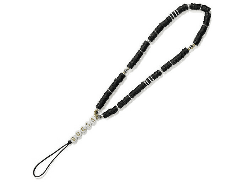 Zawieszka do telefonu GUESS Phone Strap Heishi Beads Czarny – zdjęcie 2