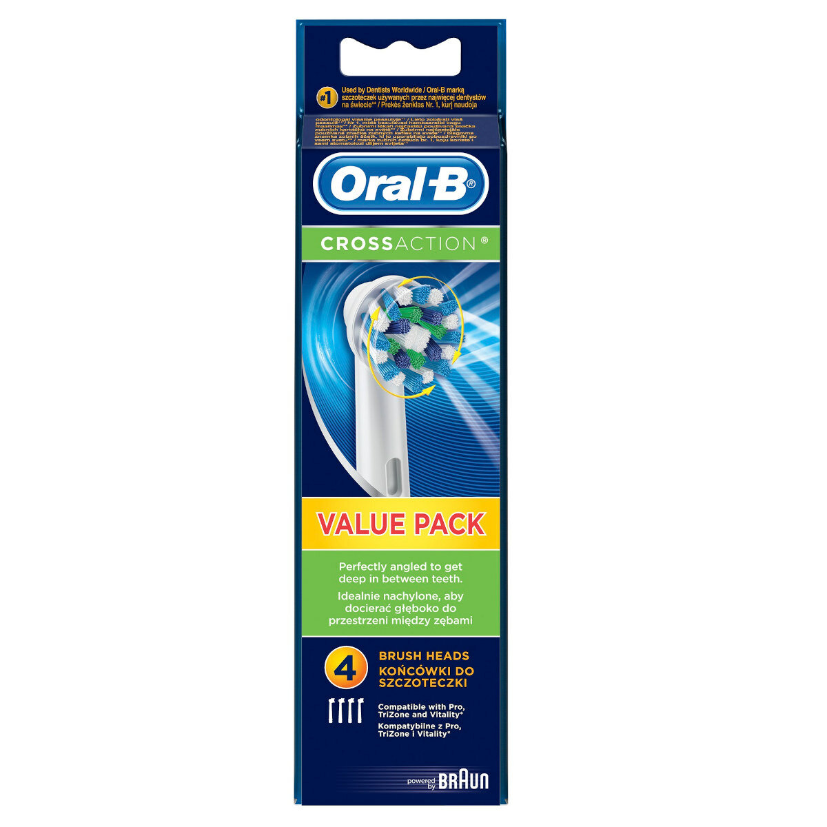 Końcówka do szczoteczki ORAL-B CrossAction EB50 4szt.