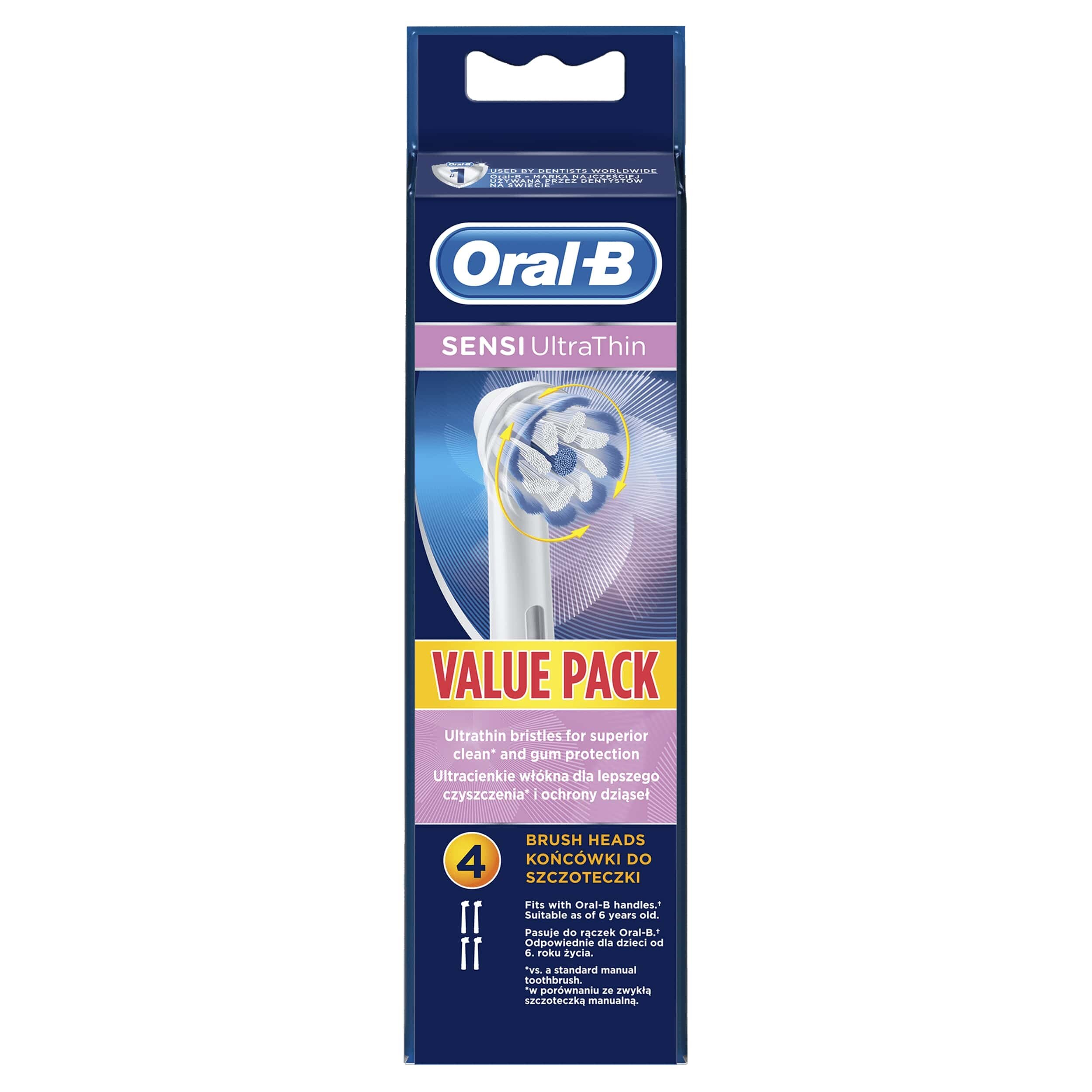 Końcówka do szczoteczki ORAL-B Sens EB 60-4 4szt.