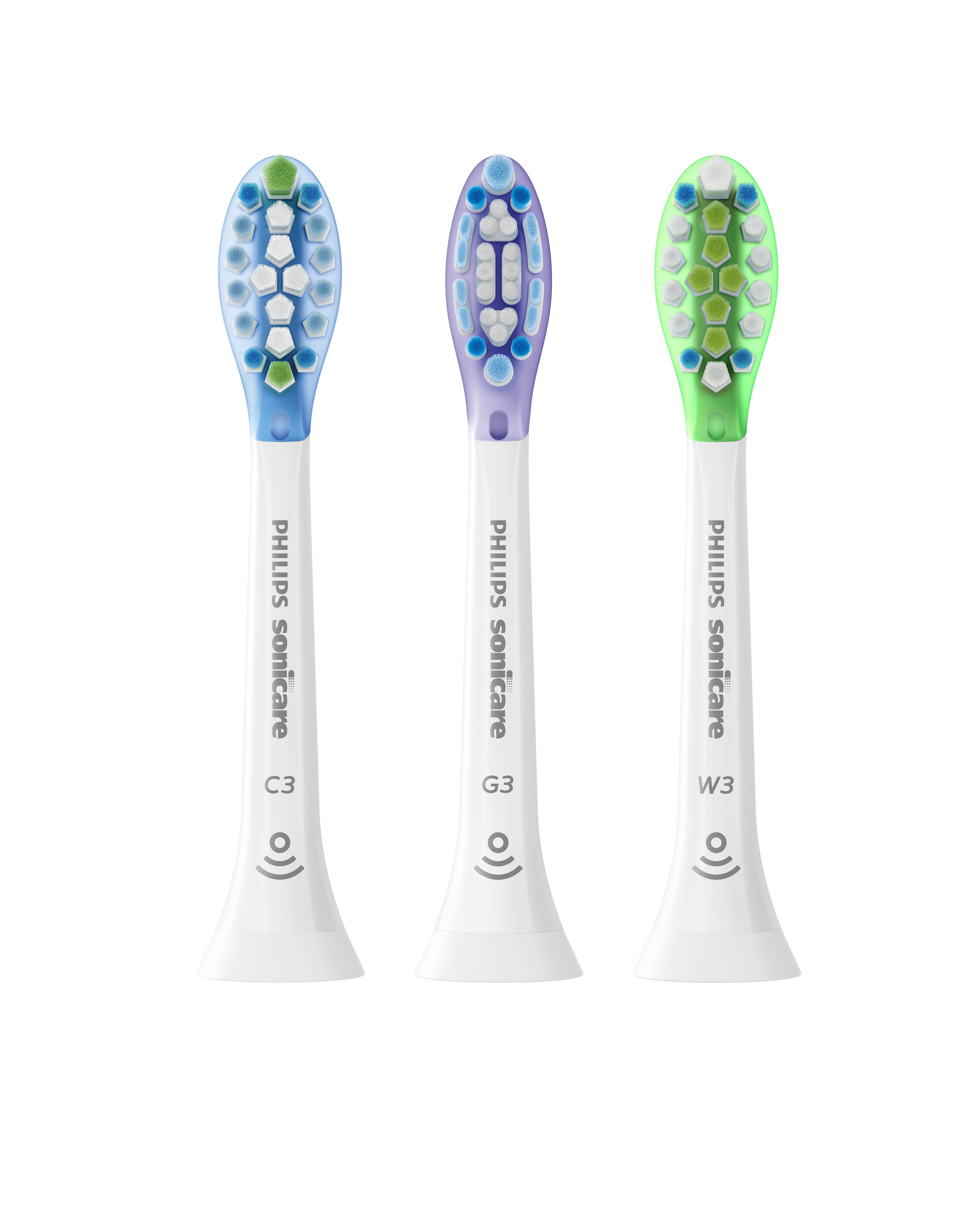 Końcówki do szczoteczki PHILIPS SONICARE C3 G3 W3 HX9073/07 3 sztuki