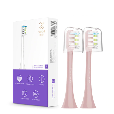Końcówki do szczoteczki SOOCAS X5/X3/X3U/V1 różowe