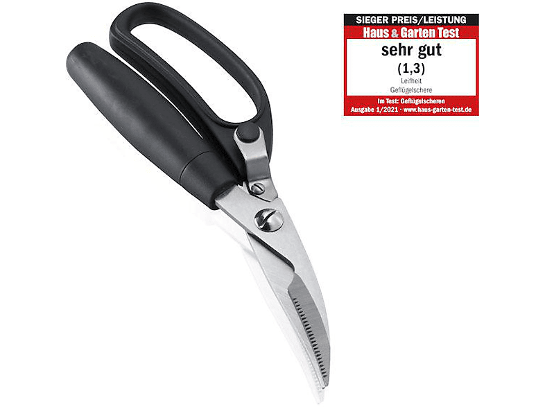 Leifheit 03139 Geflügelschere, Schwarz
