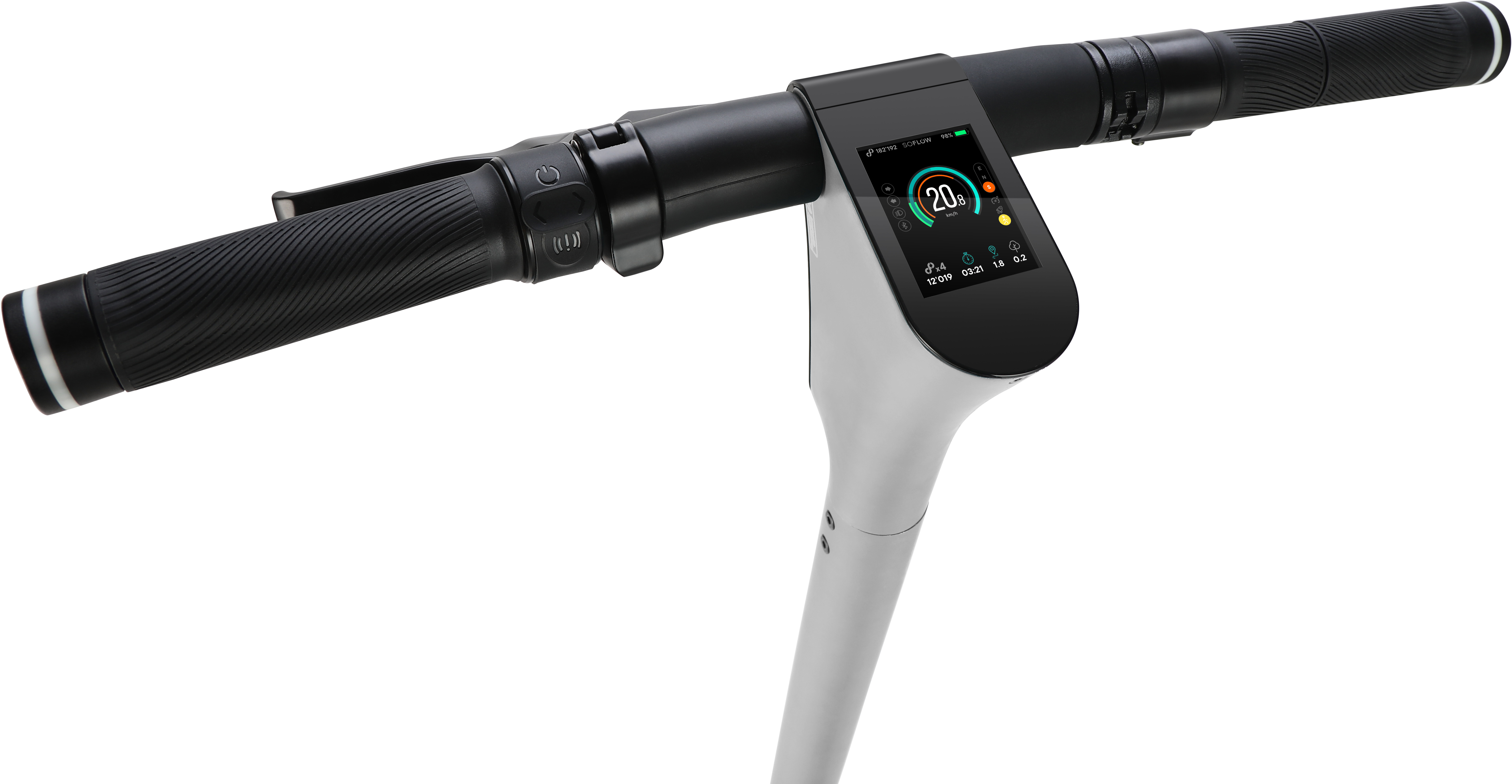 SOFLOW SO ONE
 PRO - E-Scooter (Silbergrau)