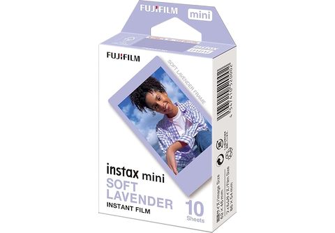 Papel fotográfico  Fujifilm Instax Mini, pack de 10, Lavanda