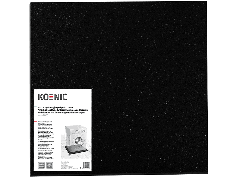 Mata antywibracyjna KOENIC KAV-1000 – zdjęcie 3