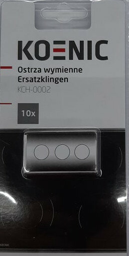 Nożyk KOENIC KCH-0002 Ostrza wymienne do skrobaka 10 szt.