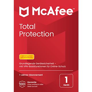McAfee Total Protection, 1-Gerät (Code in a Box) - [Windows, Mac, Android, iOS, ChromeOS] - [Multiplattform]