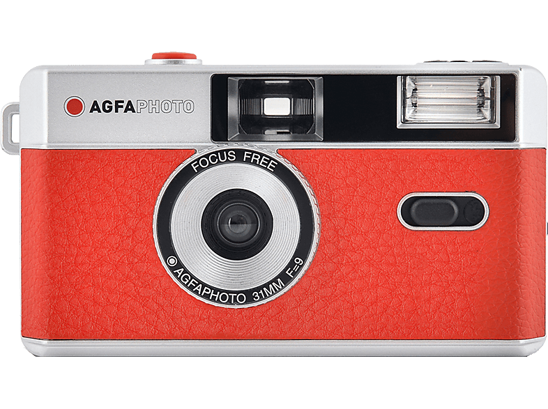 Agfaphoto Herbruikbare Film Camera Rood (603001)