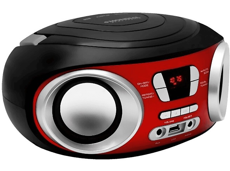 Manta MM9210BT CHILLI Bluetooth Czarno-czerwony – zdjęcie 2