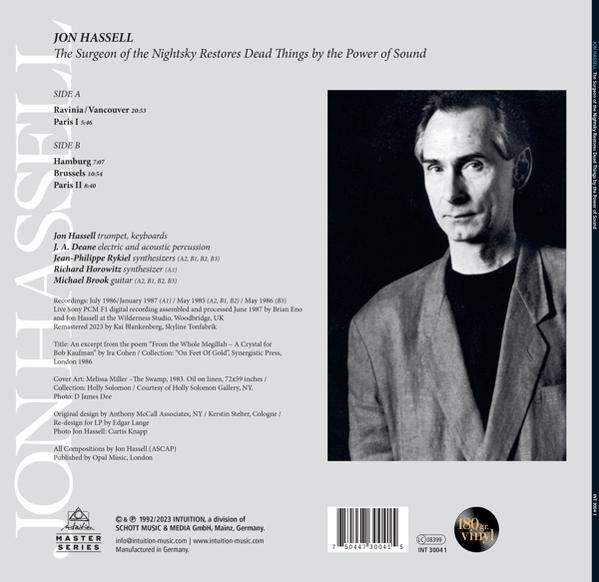 Jon Hassell - The Surgeon Of The Nightsky Rest Dead  - (Vinyl)