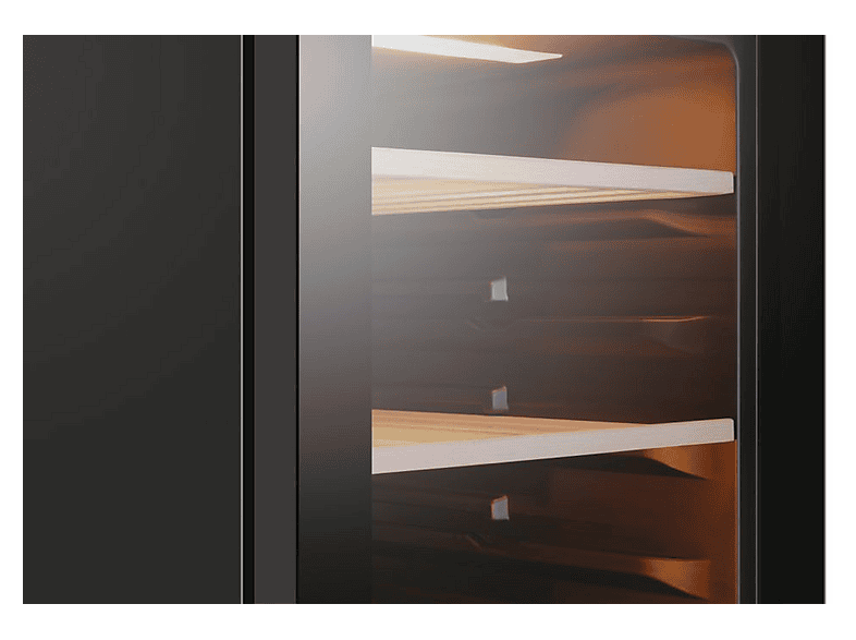 Haier HWS79GDG Weinklimaschrank (190 l, 142 kWh, EEK: G, Schwarz, Anzahl Flaschen: 79) — Foto 4 von 5