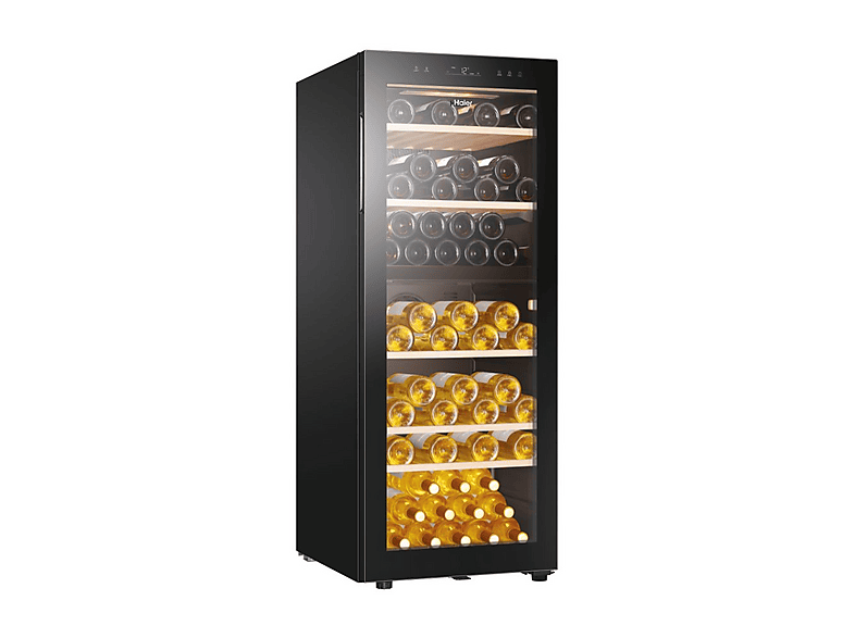 Haier HWS79GDG Weinklimaschrank (190 l, 142 kWh, EEK: G, Schwarz, Anzahl Flaschen: 79) — Foto 2 von 5