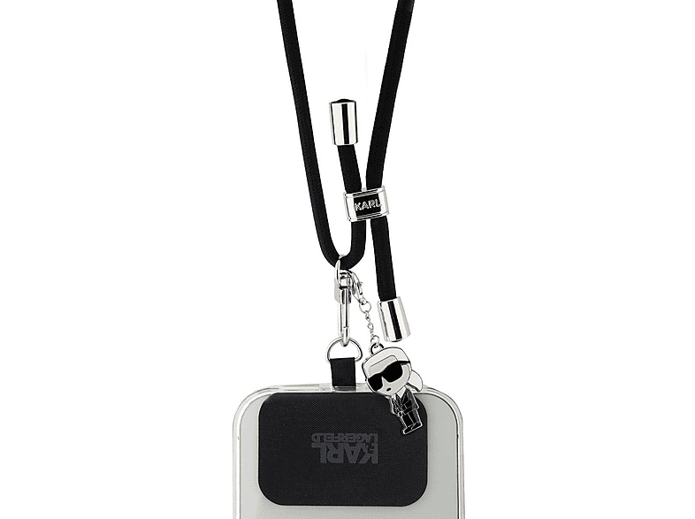 Pasek KARL LAGERFELD CBDY Cord Czarny – zdjęcie 2