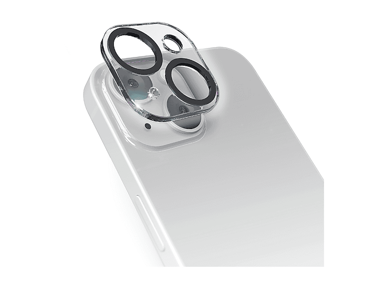 IMBZBK 3 Pezzi Vetro Temperato Per IPhone 15 (6,1'') + 3 Protezioni Fotocamera: Copertura Completa 3D, Anti-graffio, Certificazione SGS, Con Telaio Installazione