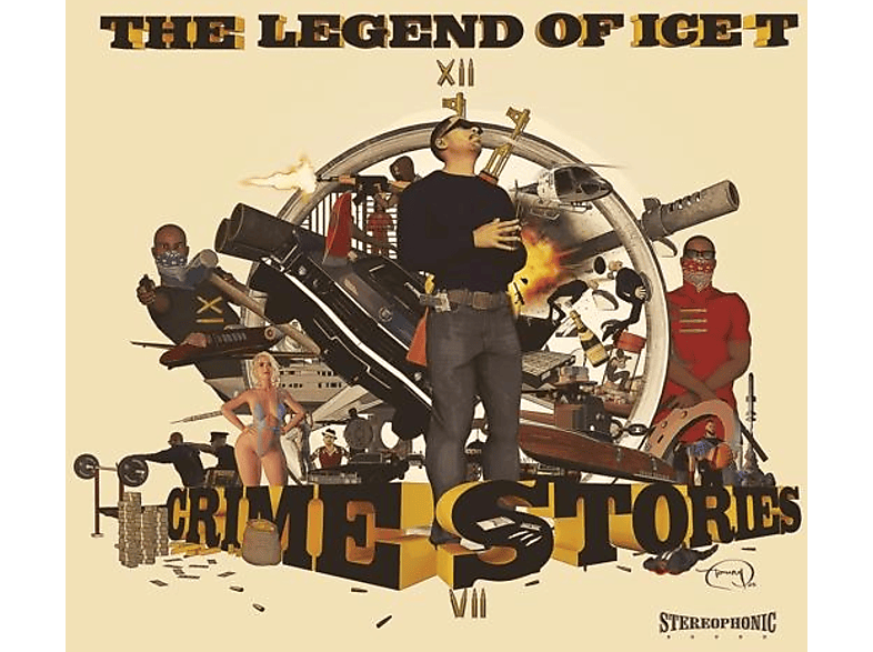 IceT THE LEGEND OF ICET Crime Stories (Clear Red Spla (Vinyl