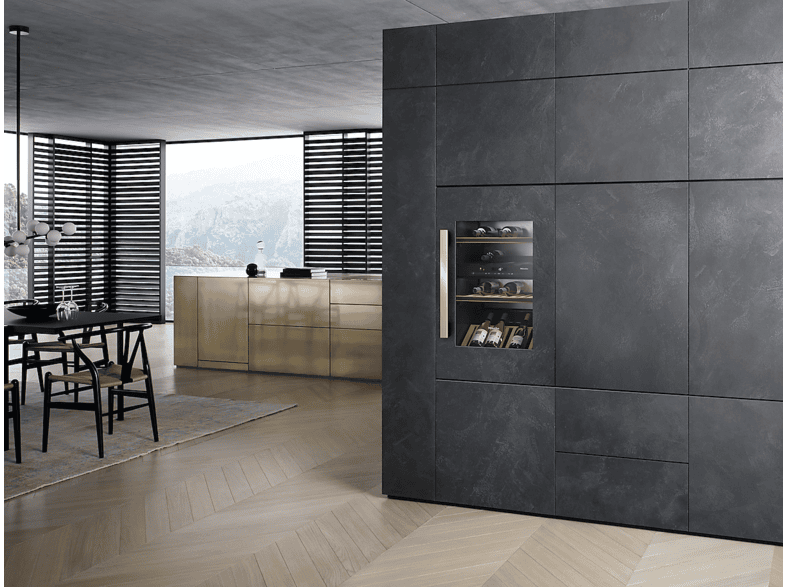 Miele KWT 6422 i, Einbau-Weintemperierschrank mit FlexiFrame und 3D-Bodenpräsenter (97 l, 150 kWh, EEK: G, Grau, Anzahl Flaschen: 30) — Foto 3 von 3