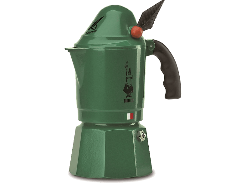 Bialetti Moka 3 Alpina (2762/MR); Espressokocher