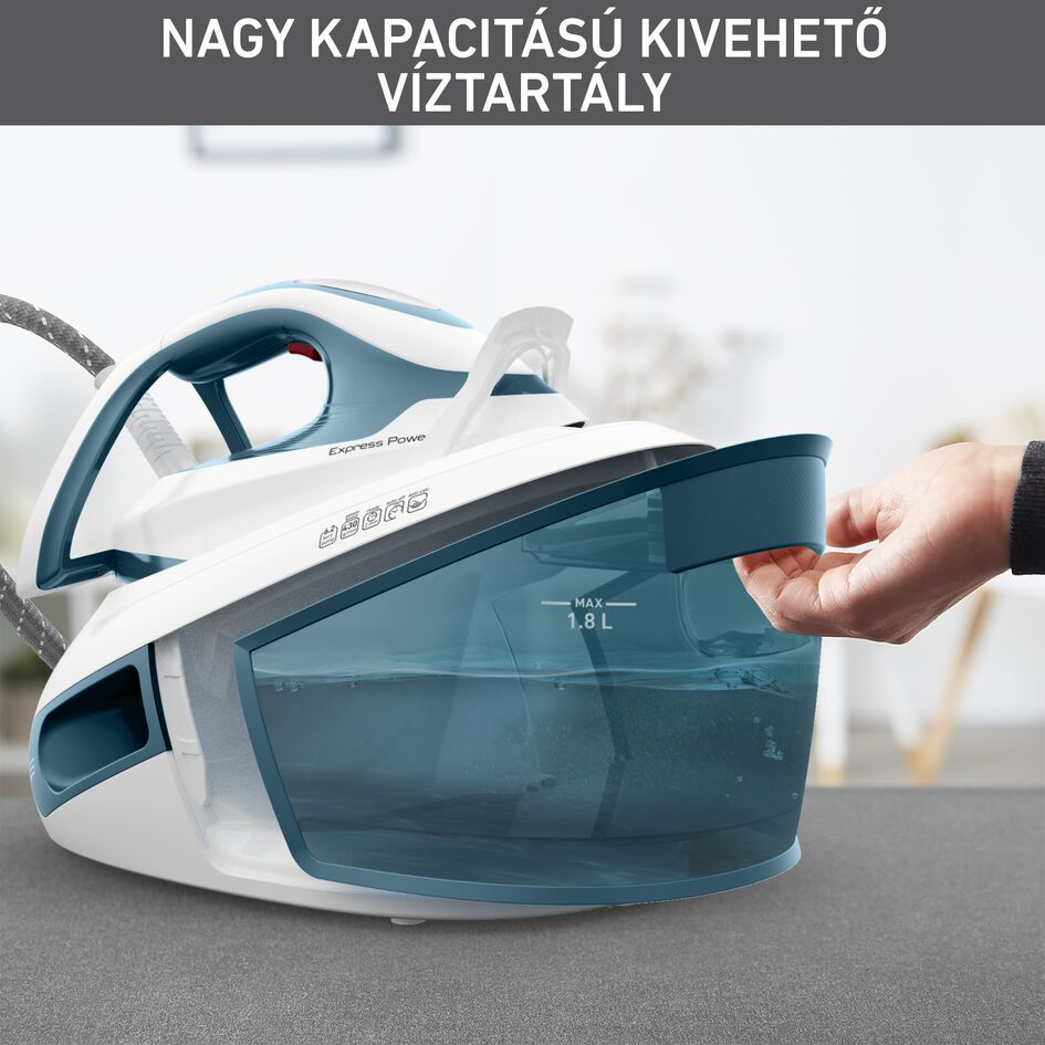 TEFAL SV8111E0 Express Power gőzállomás kék-fehér