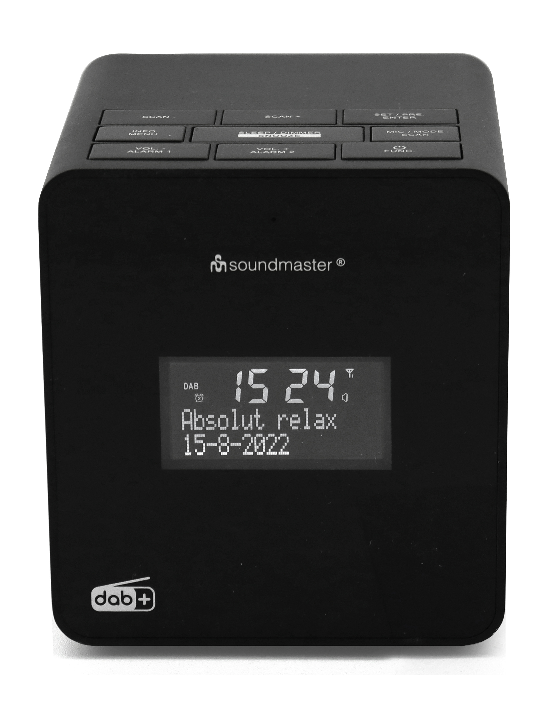 SOUNDMASTER UR109SW DAB+/UKW Uhrenradio mit Aufnahmefunktion zum