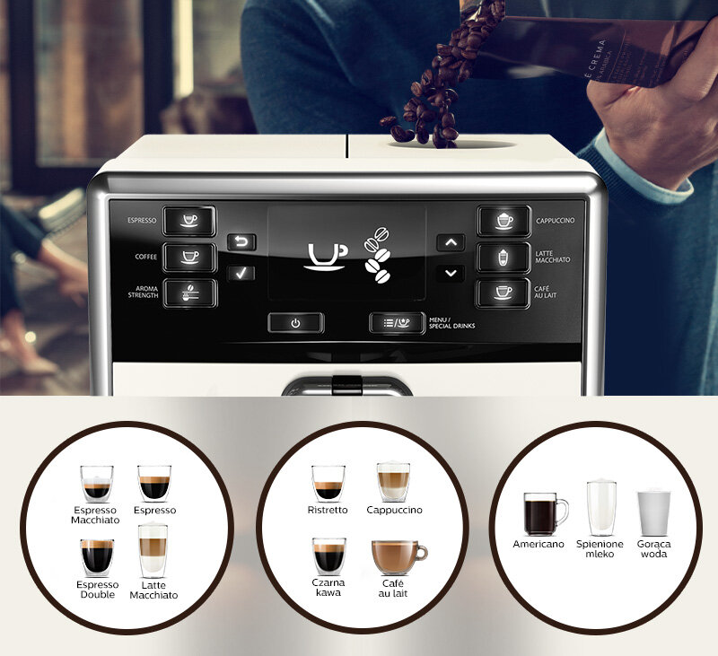 Ekspres ciśnieniowy SAECO PicoBaristo SM5478/10 White