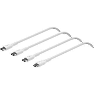 BELKIN BoostCharge USB-C-naar-USB-C-kabels 1 Meter Twin Pack Wit