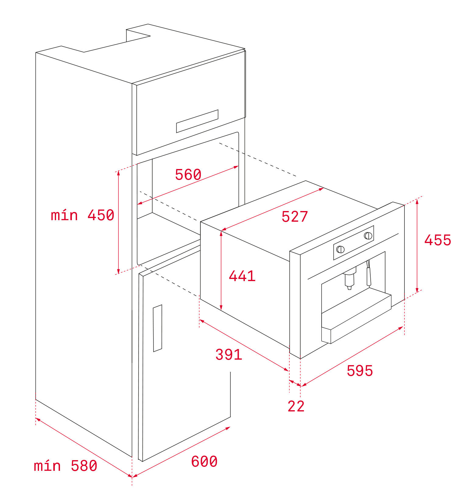 Ekspres do zabudowy TEKA CLC 855 GM