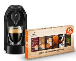 Ekspres TCHIBO Easy Black Cafissomo + 60 kapsułek