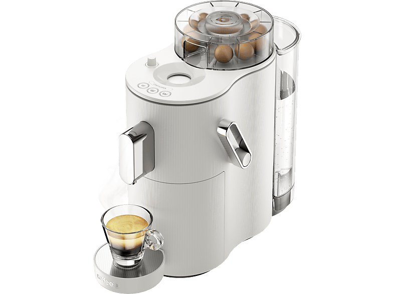 COFFEE B Globe - Kaffeemaschine (Weiss)