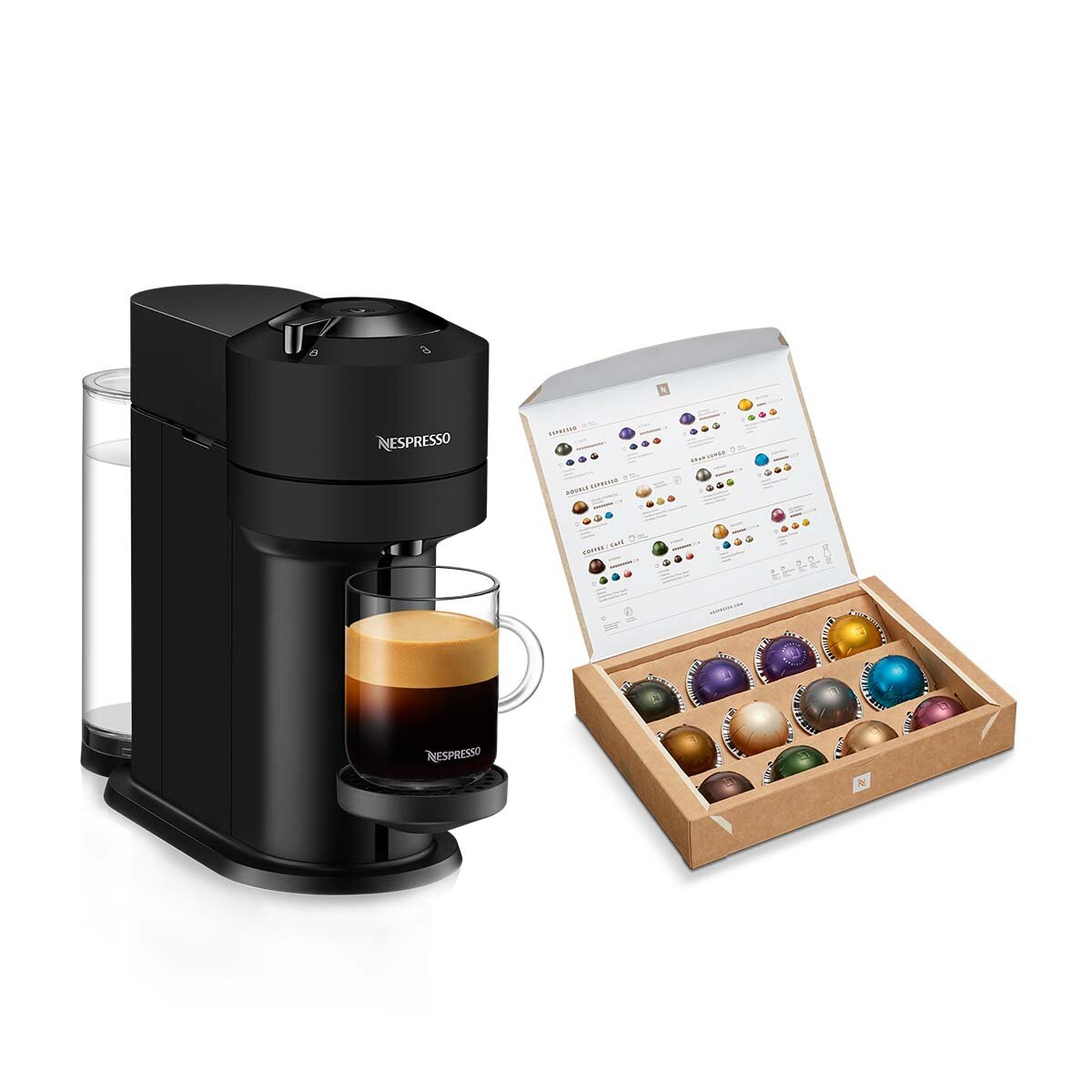 Ekspres na kapsułki KRUPS-NESPRESSO Vertuo Next XN910N Czarny