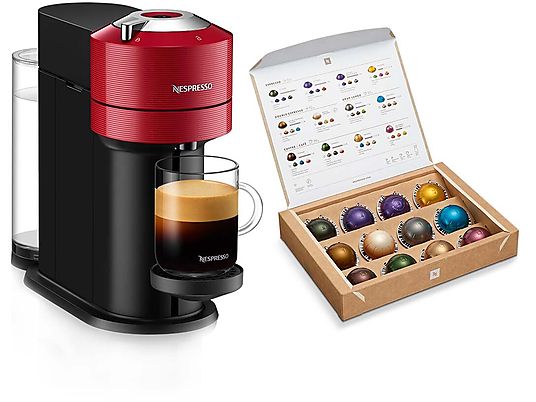 Ekspres na kapsułki KRUPS-NESPRESSO Vertuo Next XN9105 Czerwony