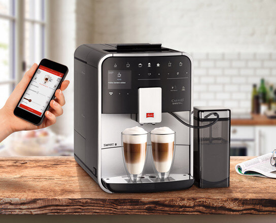 Ekspres ciśnieniowy MELITTA F85/0-101 Barista TS Smart srebrno-czarny
