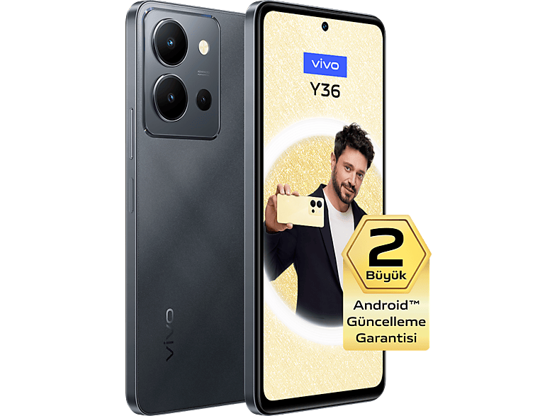 Vivo Y36 128 Gb Akıllı Telefon Meteor Siyahı - 1