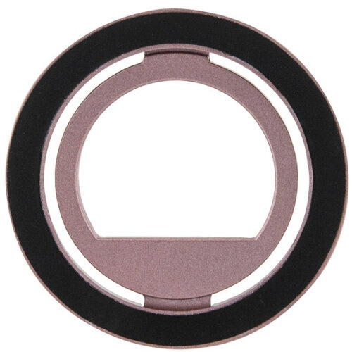 Metalowy pierścień o okrągłym kształcie i małym prostokątnym otworze.