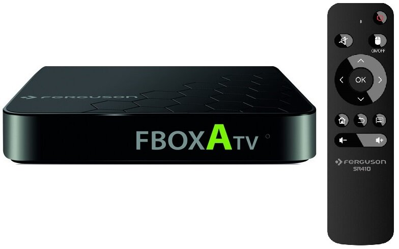Odtwarzacz multimedialny FERGUSON FBOX ATV + pilot SR410 (Air Mouse)