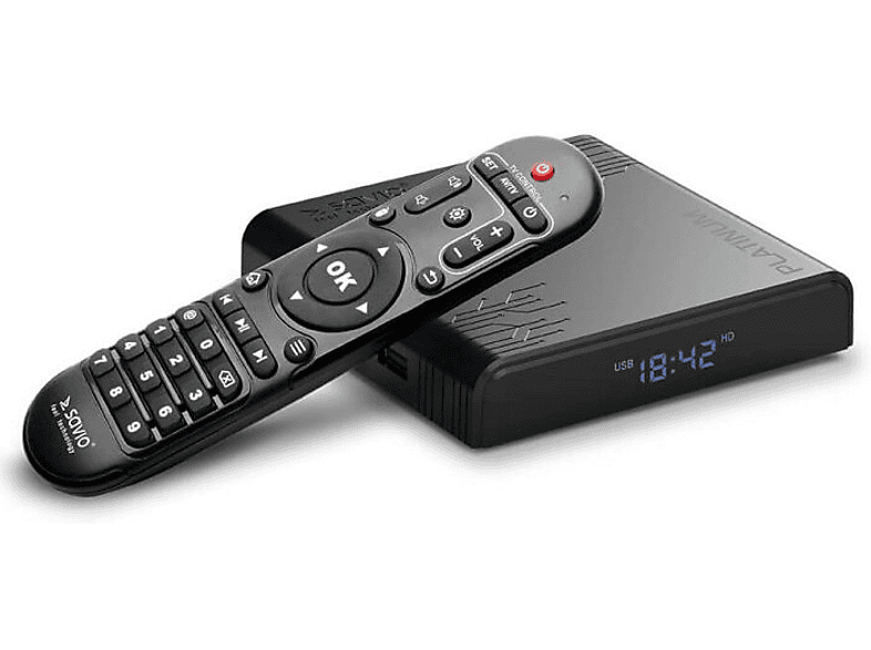 Zdjęcia - Amplituner stereo / odtwarzacz audio SAVIO Odtwarzacz multimedialny  Smart TV Box Platinum TB-P02 4/32GB C 