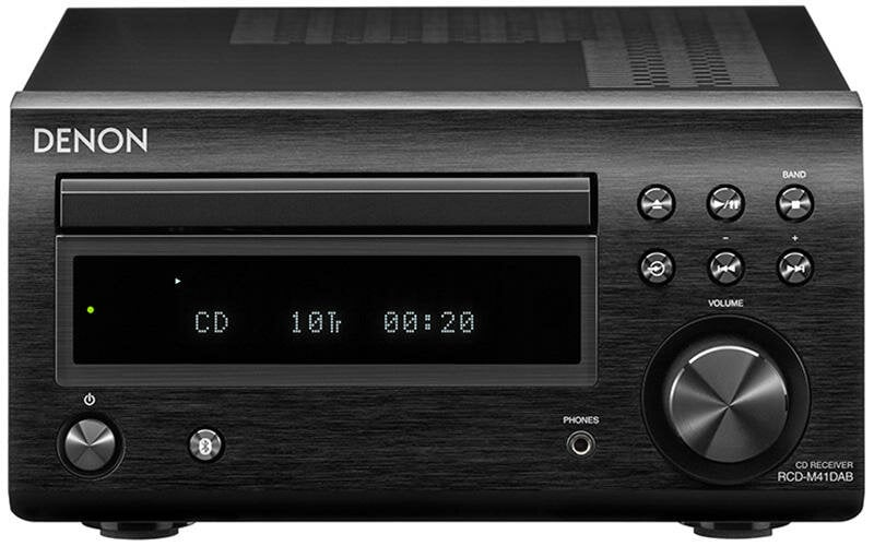 Wieża DENON D-M41 DAB+ Czarny/Wiśnia