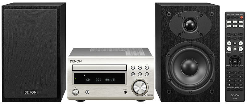 Wieża DENON D-M41 DAB+ Srebrny/Czarny