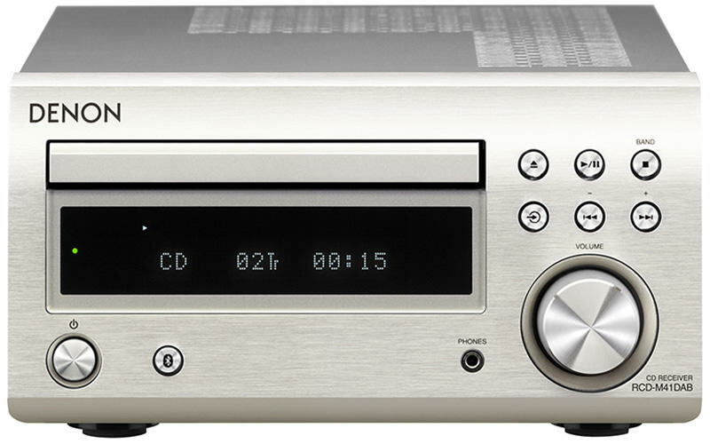 Wieża DENON D-M41 DAB+ Srebrny/Czarny