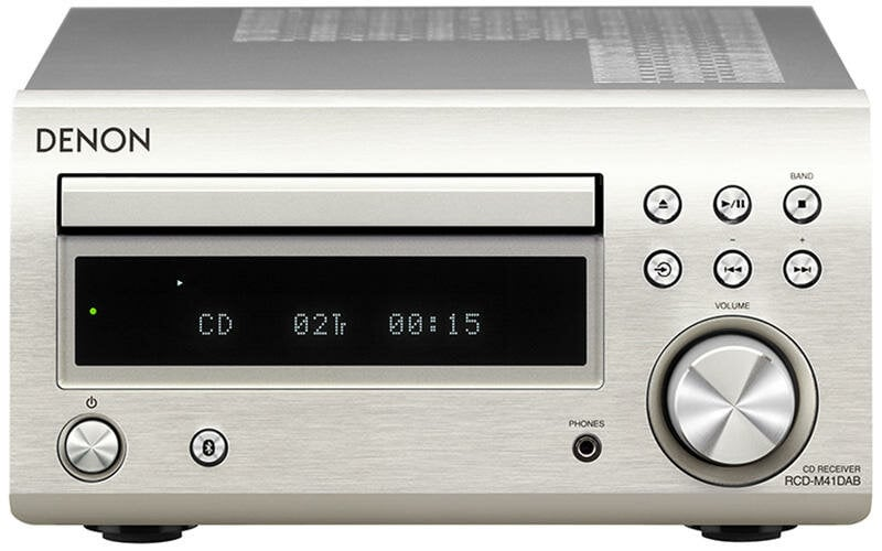 Wieża DENON D-M41 DAB+ Srebrny/Wiśnia