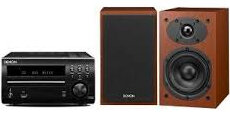 Wieża DENON D-M41 Czarny/Wiśnia