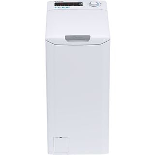 Lavadora carga superior - Candy Smart Inverter CSTG 47TMV5/1-S, 7 kg, 1400 rpm, 17 programas, Smart Touch, Motor Inverter, Blanco