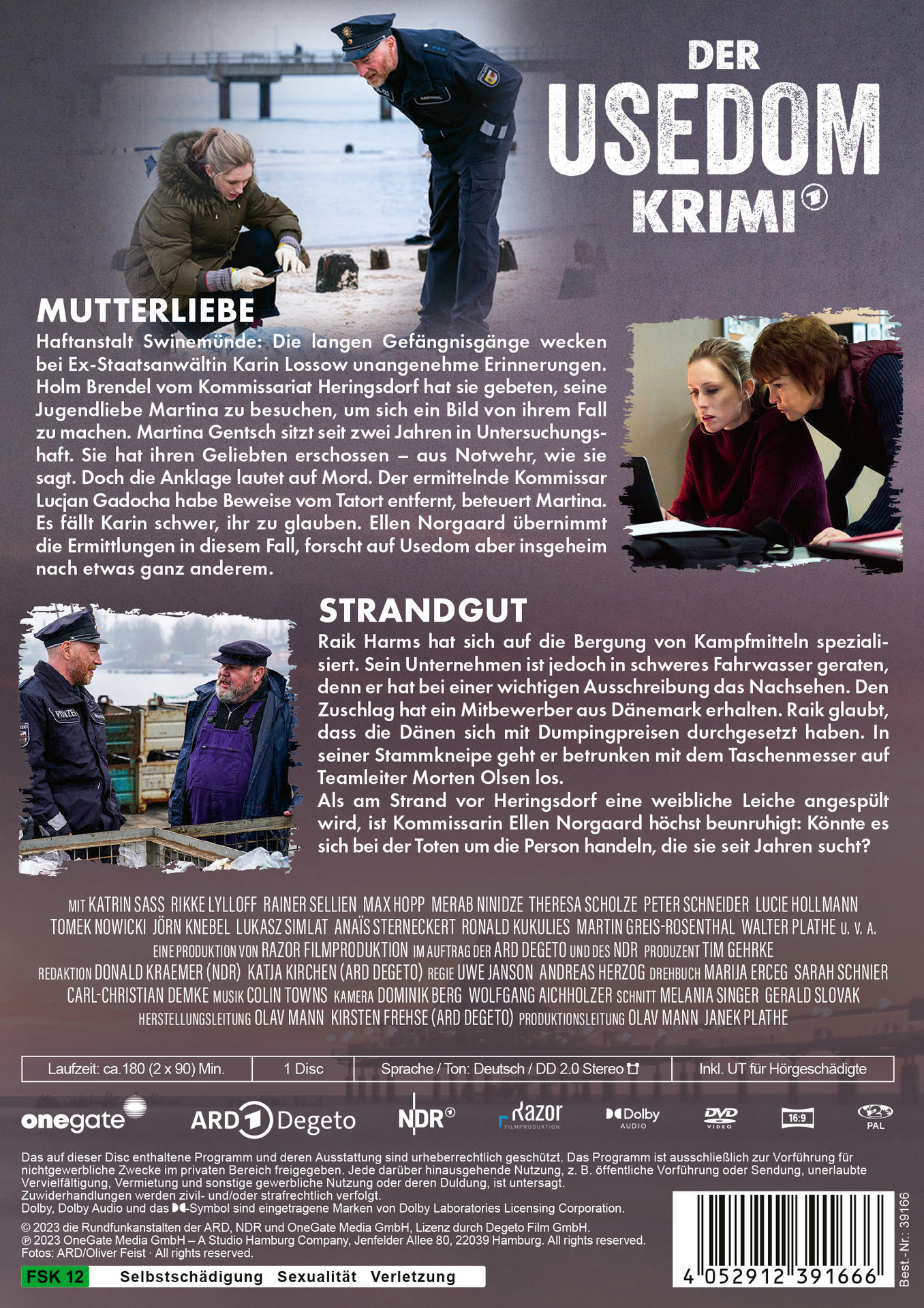 Der Usedom-Krimi: Mutterliebe / Strandgut DVD
