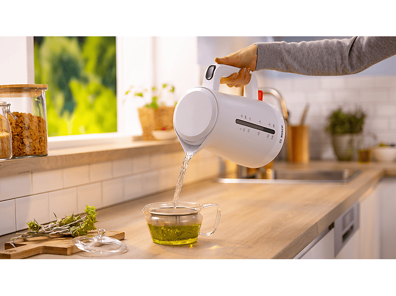 Bosch TWK3M121 MyMoment Wasserkocher (Weiß, 1.7 l, 2400 Watt) — Foto 4 von 5