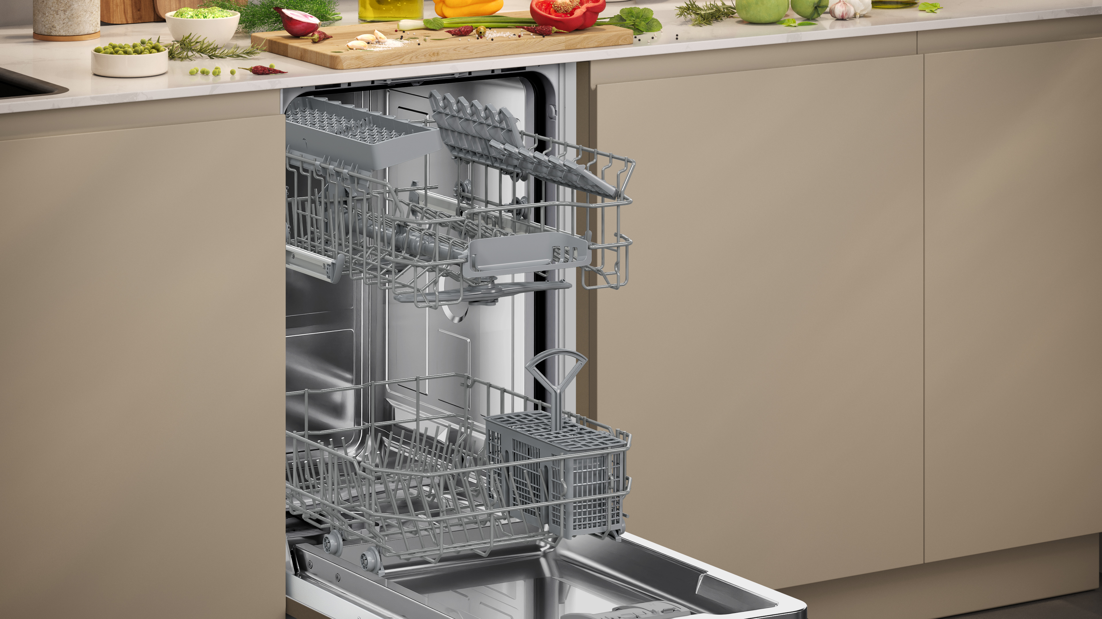 NEFF S855EKX06E N 50 Geschirrspüler (vollintegrierbar, 448 mm breit, 44 dB (A), C)