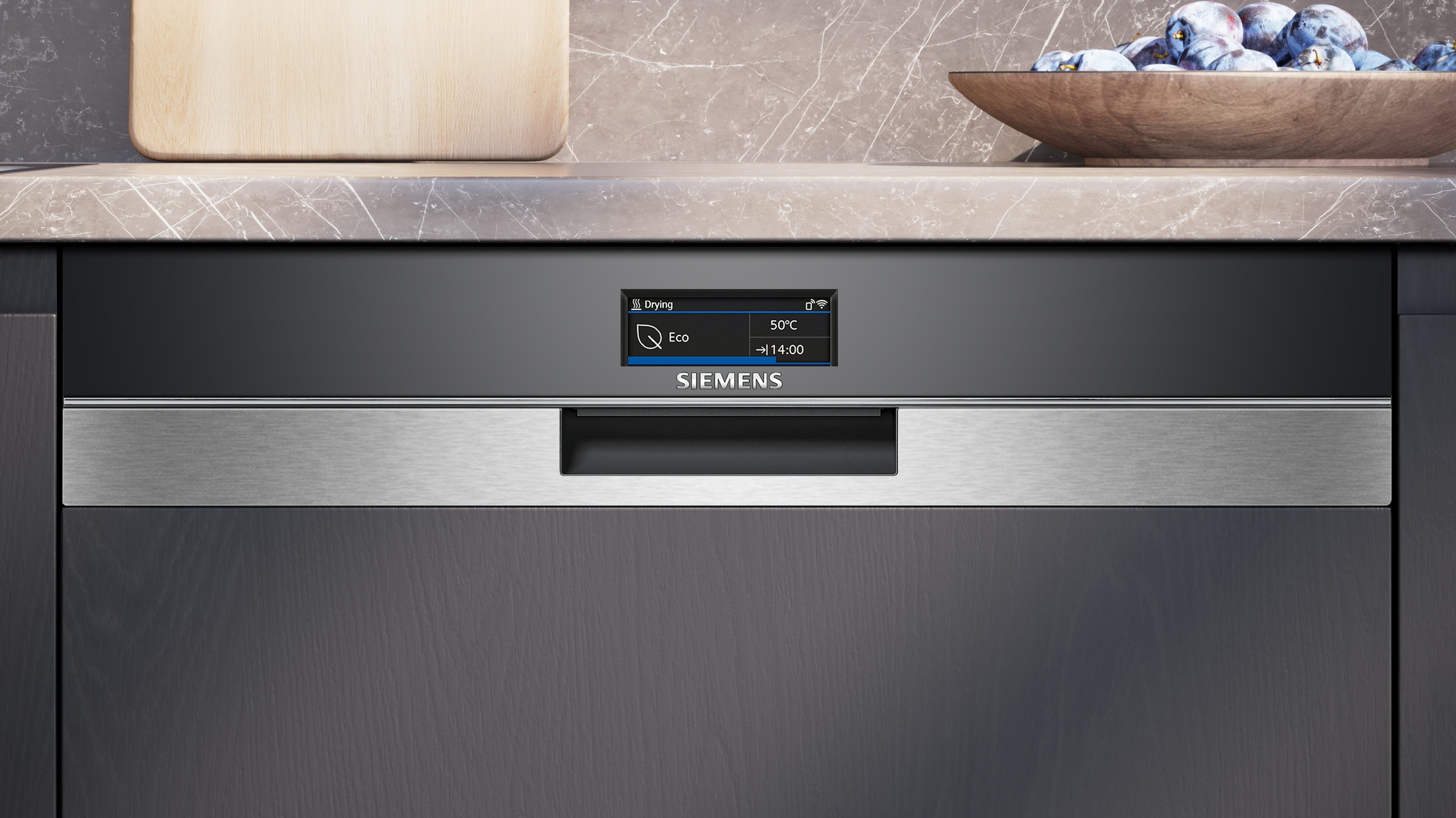 SIEMENS SN57TS00CE iQ700 Geschirrspüler (integrierbar, 598 mm breit, 43 dB(A), A, Edelstahl)
