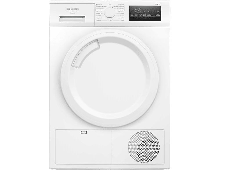 Sèche-linge Condensation Siemens WT43N203 IQ300 - 8 Kg - AutoDry, SpeedPack, Programme Extérieur