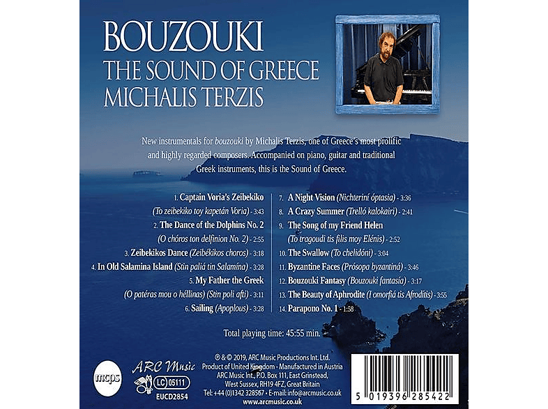 Thumbnail - Terzis Michalis - Bouzouki-The Sound of Greece (CD)