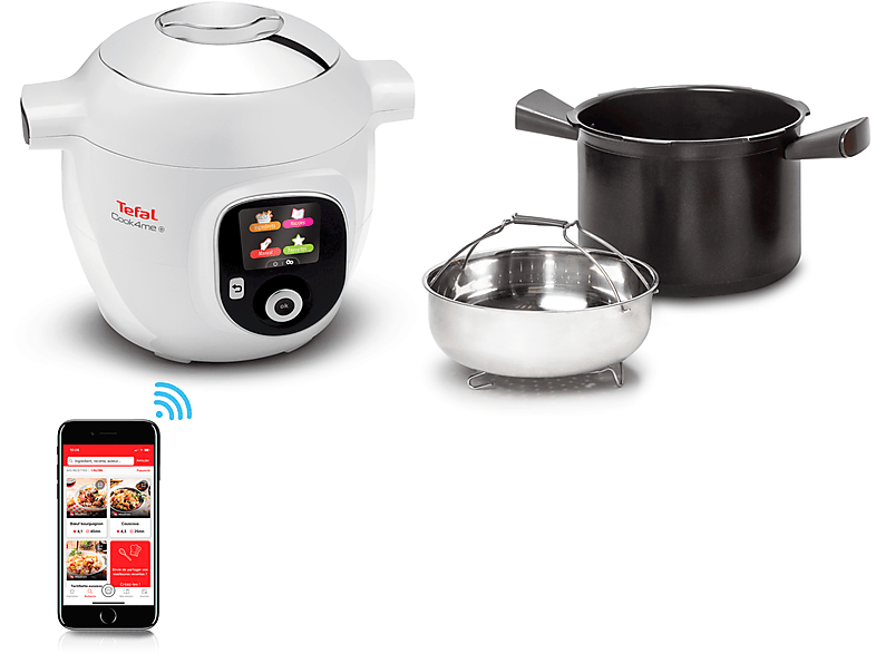 TEFAL Cook4me Akıllı Çoklu Pişirici, Multicooker, Yüksek Basınçlı Pişirici_0