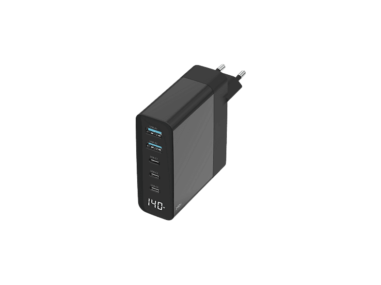 Chargeur secteur multiport Sitecom 140 W avec écran LED